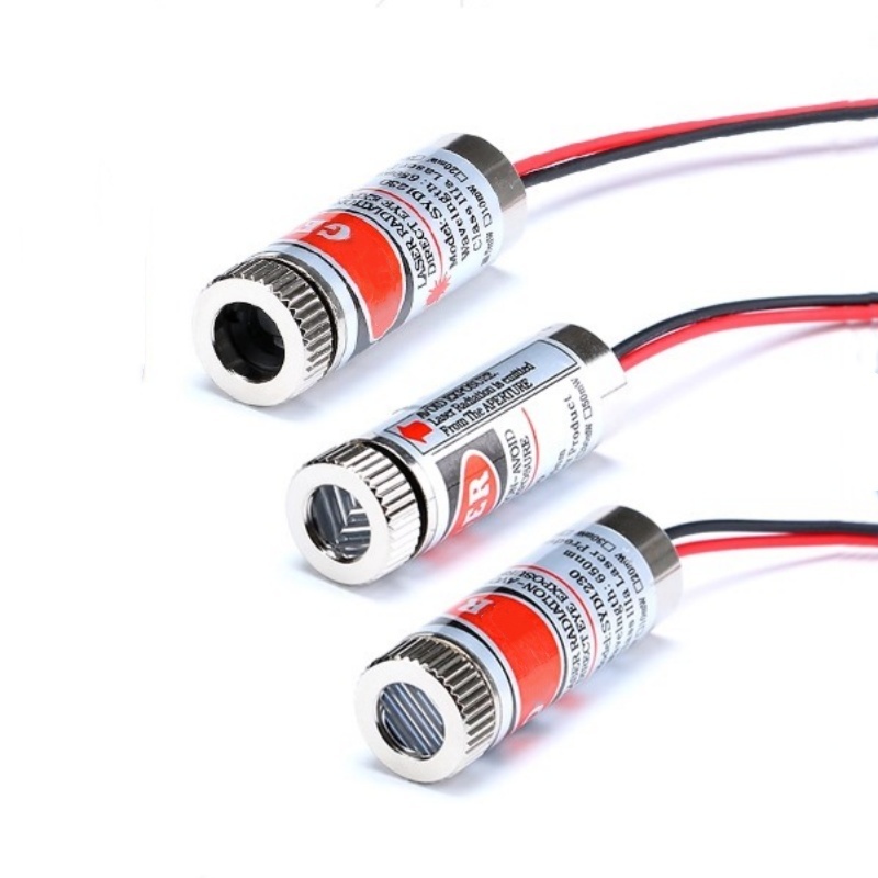 Industrial Laser Head - Testa del modulo laser punto rosso/linea/croce