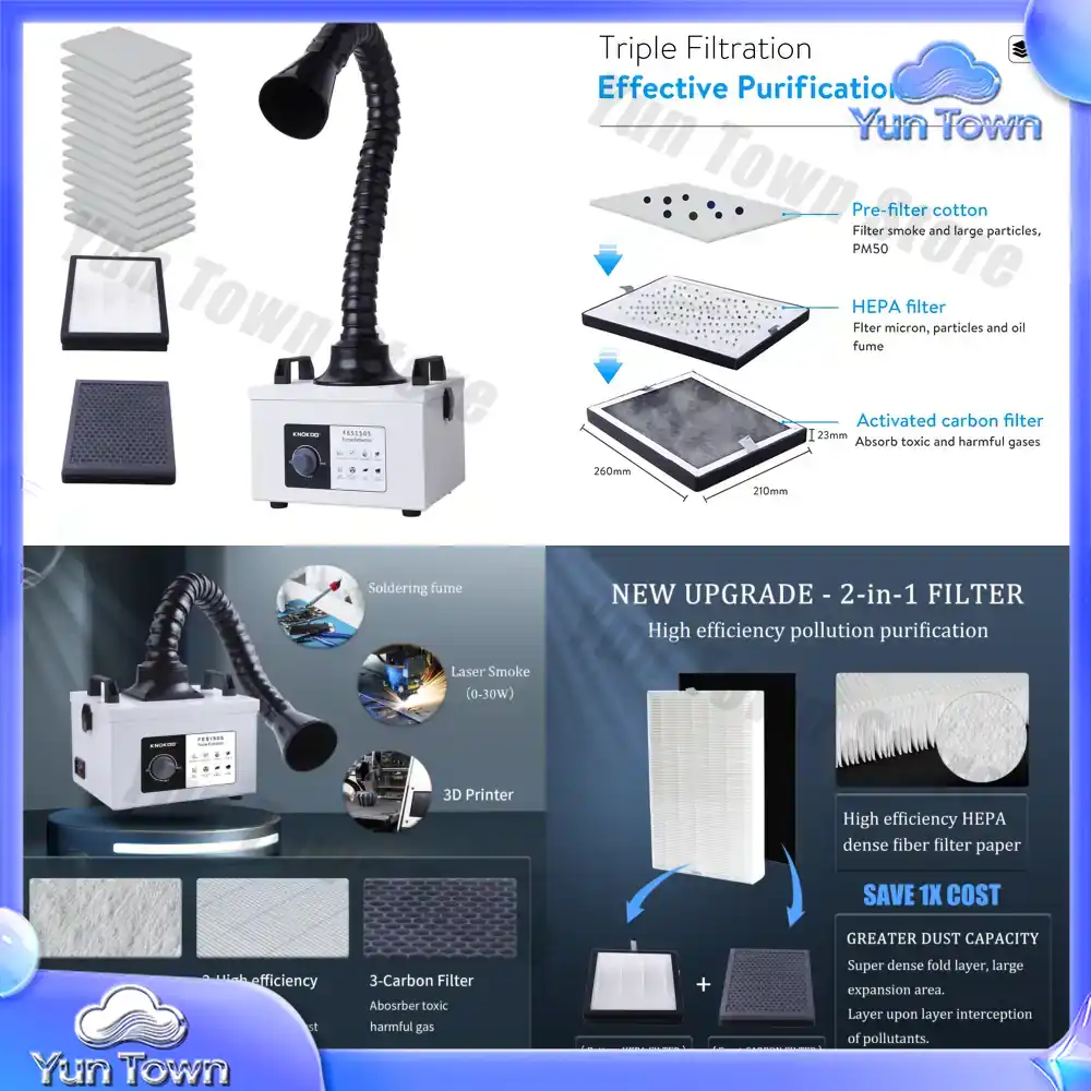 Industrial Use Of Laser - Depuratore di Fumo Laser con Motore
