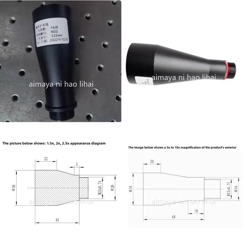 Laser Beam Expander - Espansore di Raggio Laser per Dispositivi