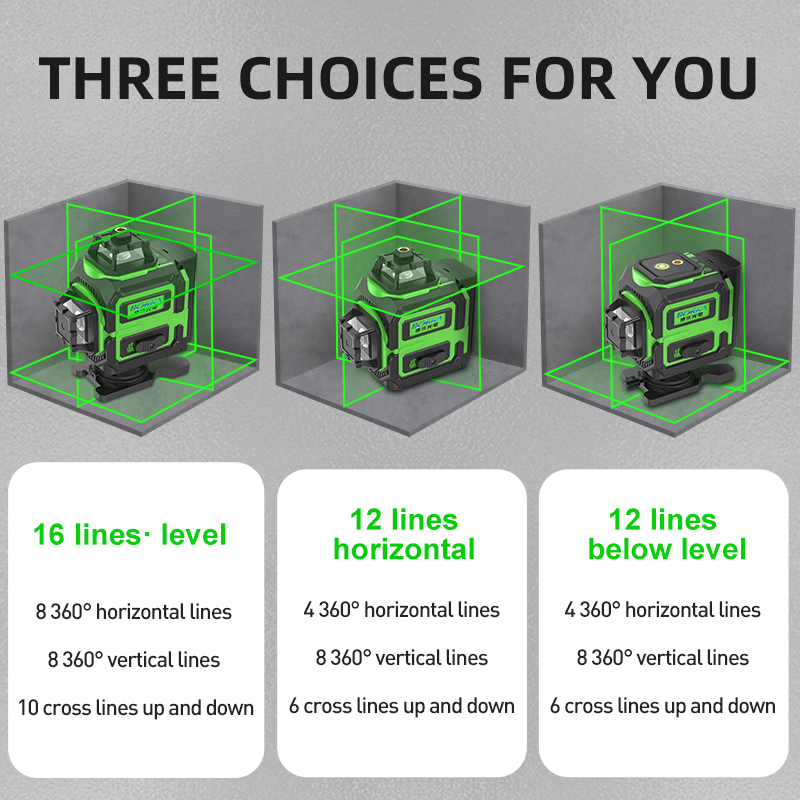 4D 16 Linee 360 ° Livella lase - Industrial Laser Supply recensione e prezzo