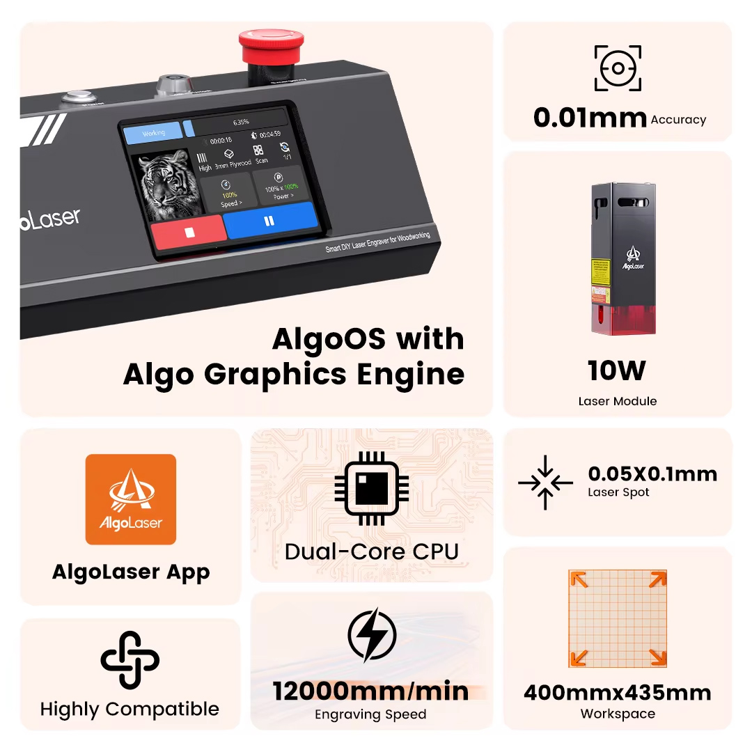Algolaser DIY Table 40*43cm CN - Industrial Laser Table recensione e prezzo