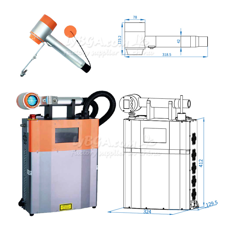 LY-LCG100A 100W Macchina per l - Industrial Laser For Cleaning recensione e prezzo